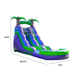 Dimensions 1747875712 Purple Tropical Water Slide